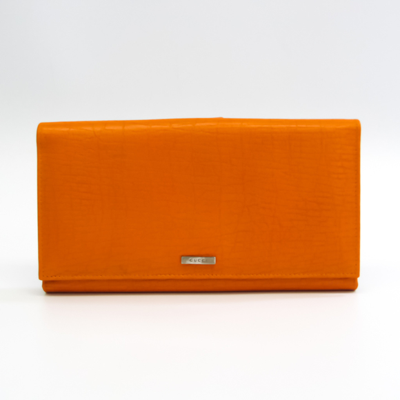 Gucci Bags Gucci 43391 Menwomen Leather Long Wallet Bifold Yellow Poshmark